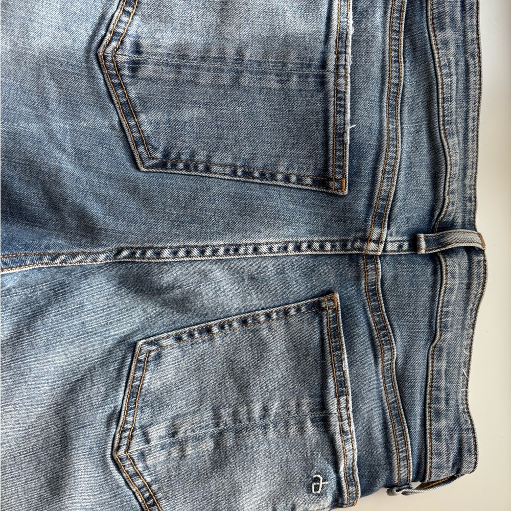 Rag & Bone Perfectly Distressed Blue Cropped Ankle Jeans 26 - Picture 4 of 7